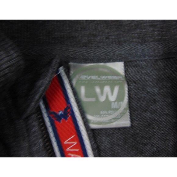 Washington Capitals Sweater Mens Med Gray‎ Quarter Zip Knit Hockey - Picture 7 of 9
